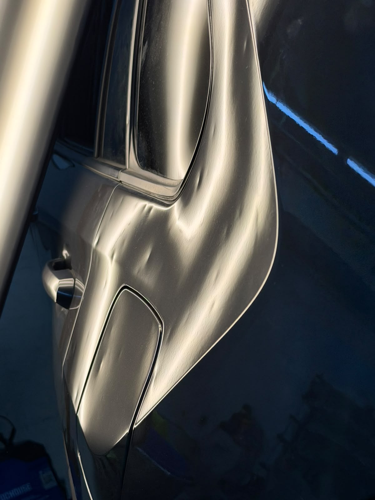 Vehicle before Paintless Dent Repair